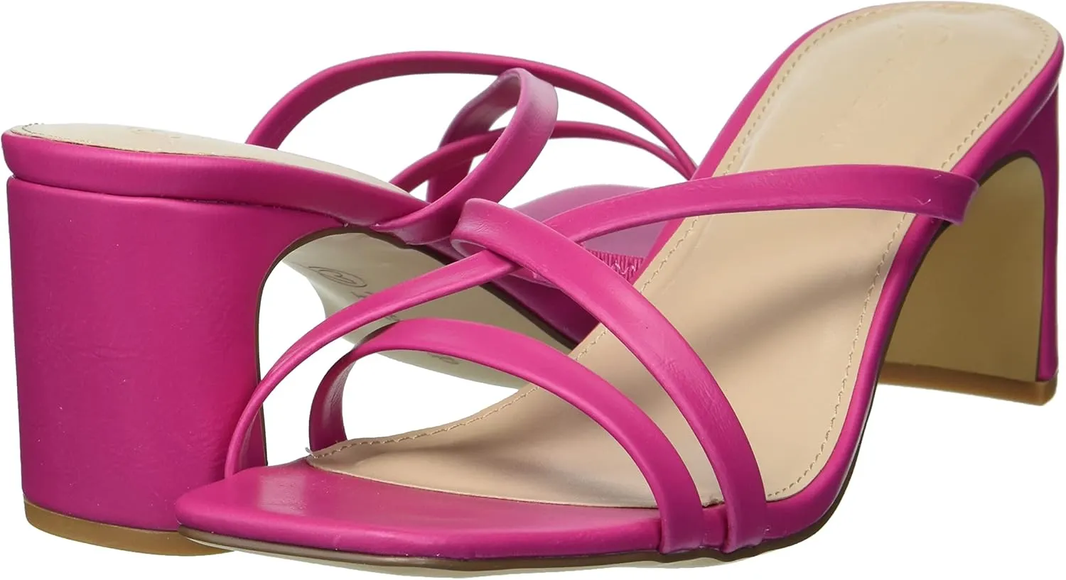 The Drop Women's Amelie Strappy Square Toe Heeled Sandal