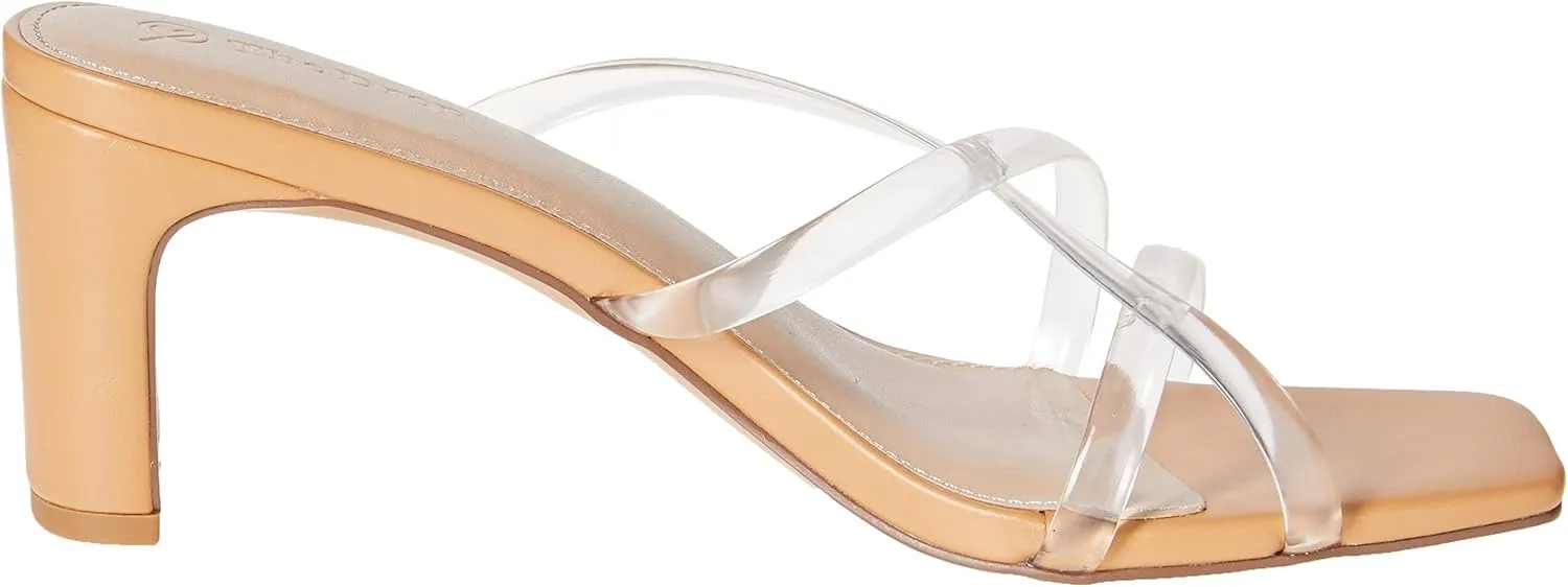 The Drop Women's Amelie Strappy Square Toe Heeled Sandal