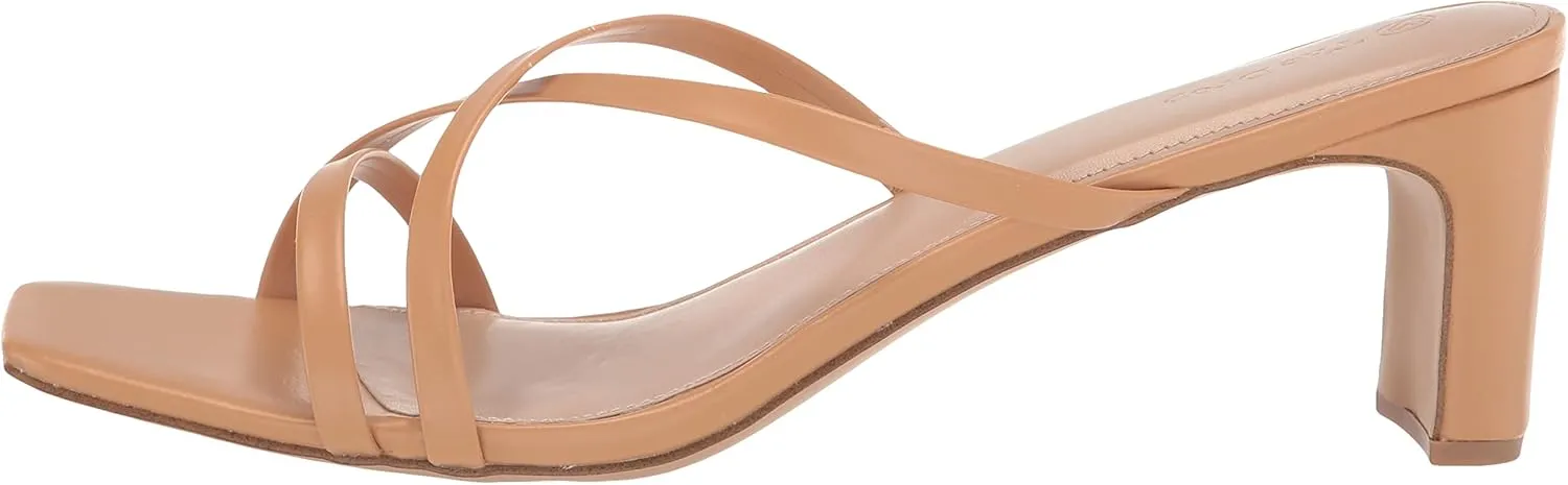 The Drop Women's Amelie Strappy Square Toe Heeled Sandal