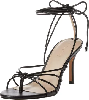 The Drop Women's Archie Lace-up Strappy Heeled Sandal Open Toe Heels