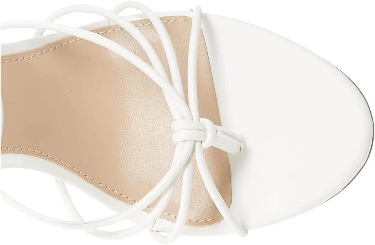 The Drop Women's Archie Lace-up Strappy Heeled Sandal Open Toe Heels