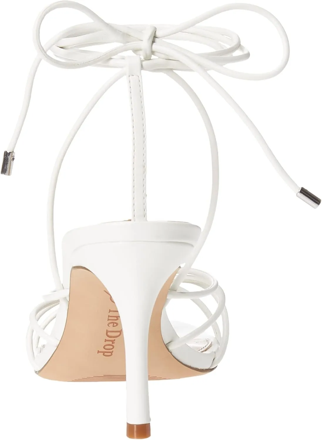 The Drop Women's Archie Lace-up Strappy Heeled Sandal Open Toe Heels