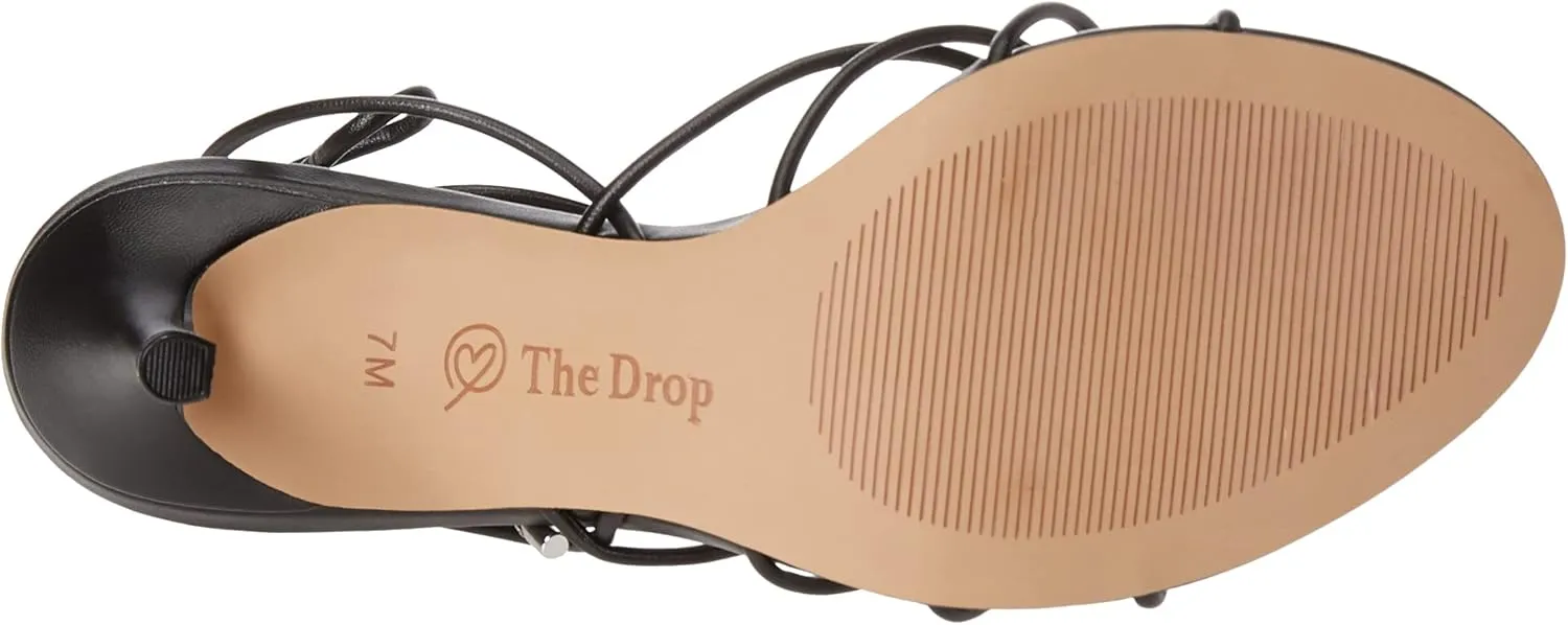 The Drop Women's Archie Lace-up Strappy Heeled Sandal Open Toe Heels