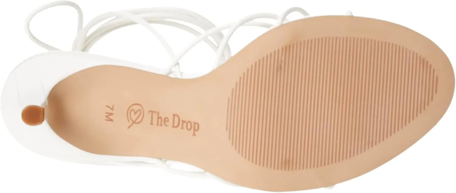 The Drop Women's Archie Lace-up Strappy Heeled Sandal Open Toe Heels