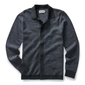 The Nichols Polo in Navy Birdseye