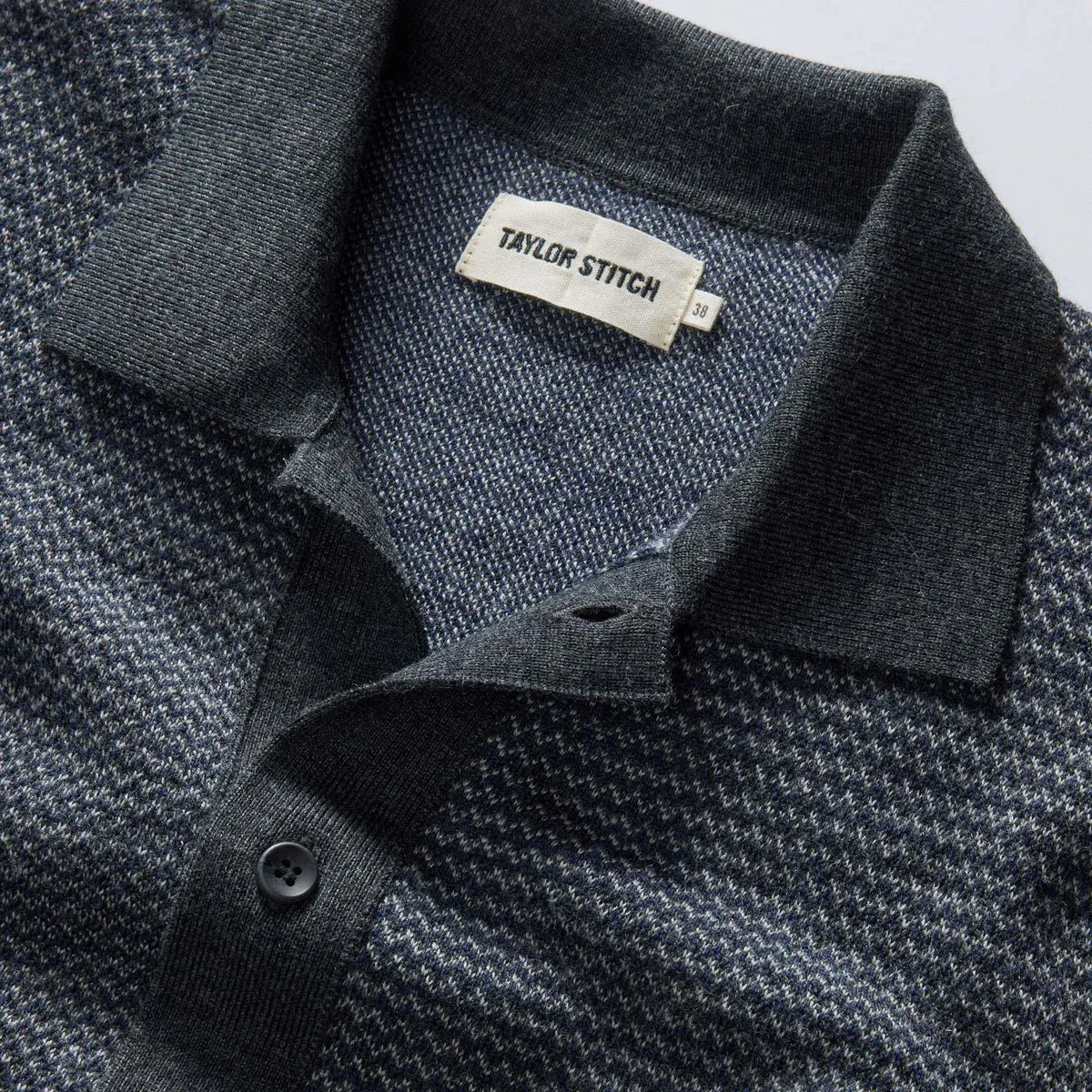 The Nichols Polo in Navy Birdseye