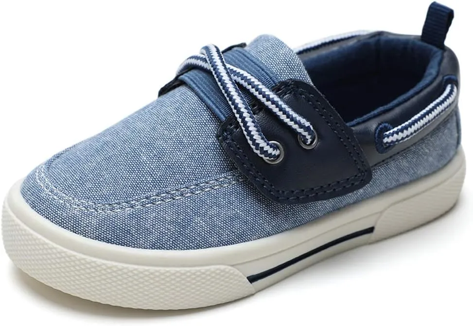 tombik Toddler Boys & Girls Boat Shoes Kids Canvas Sneakers (Toddler/Little Kid)