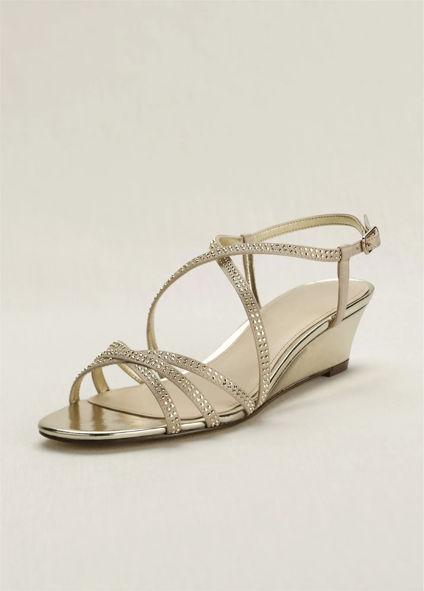 Touch of Nina Strappy Beaded Wedge Sandal