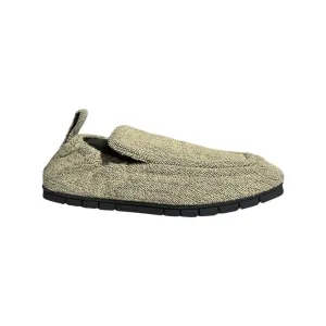 Tweed convertible slip on mule