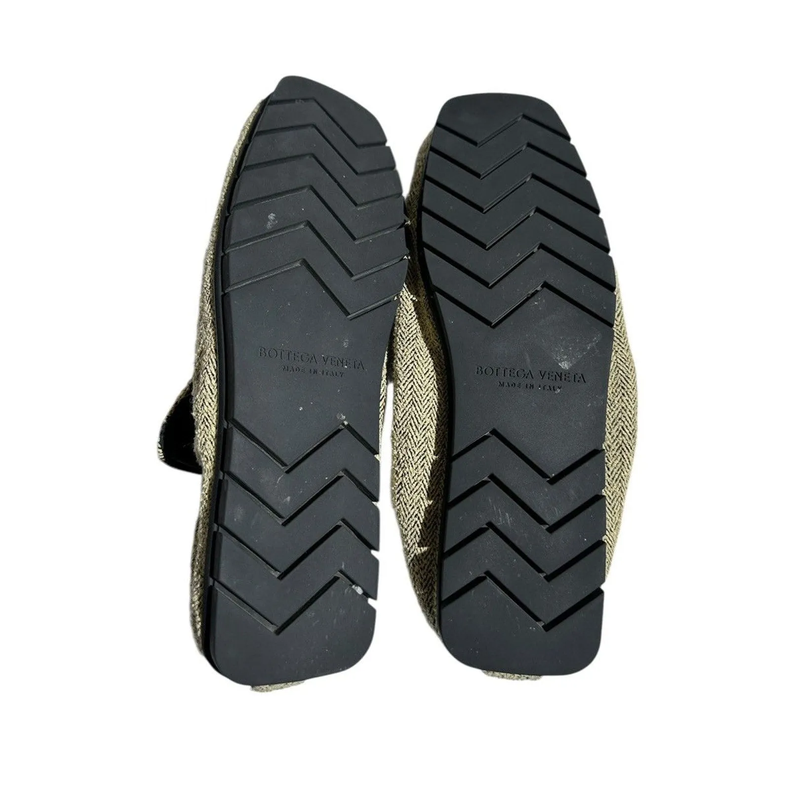 Tweed convertible slip on mule