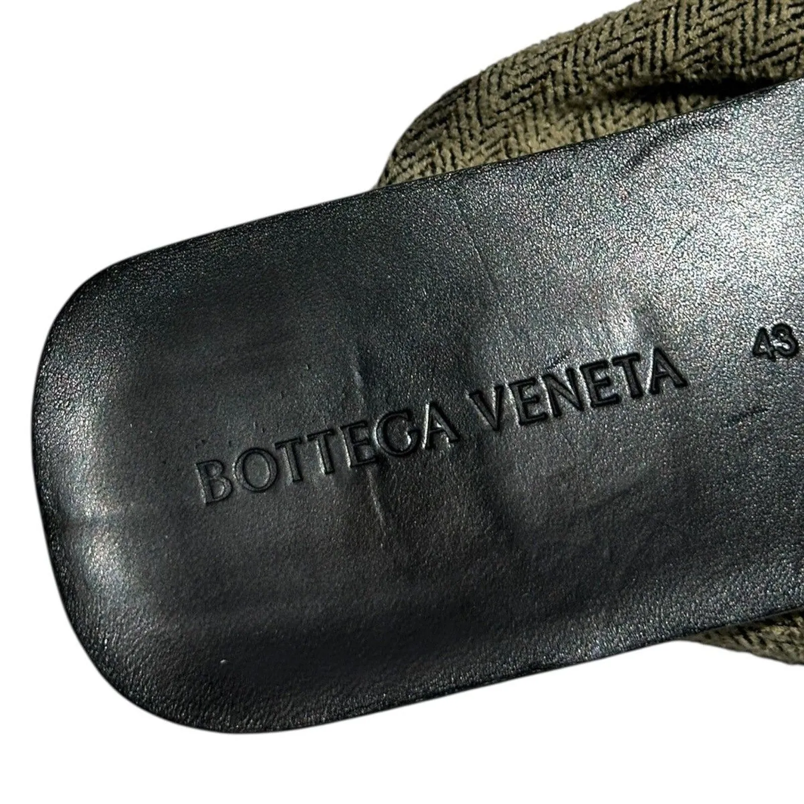 Tweed convertible slip on mule