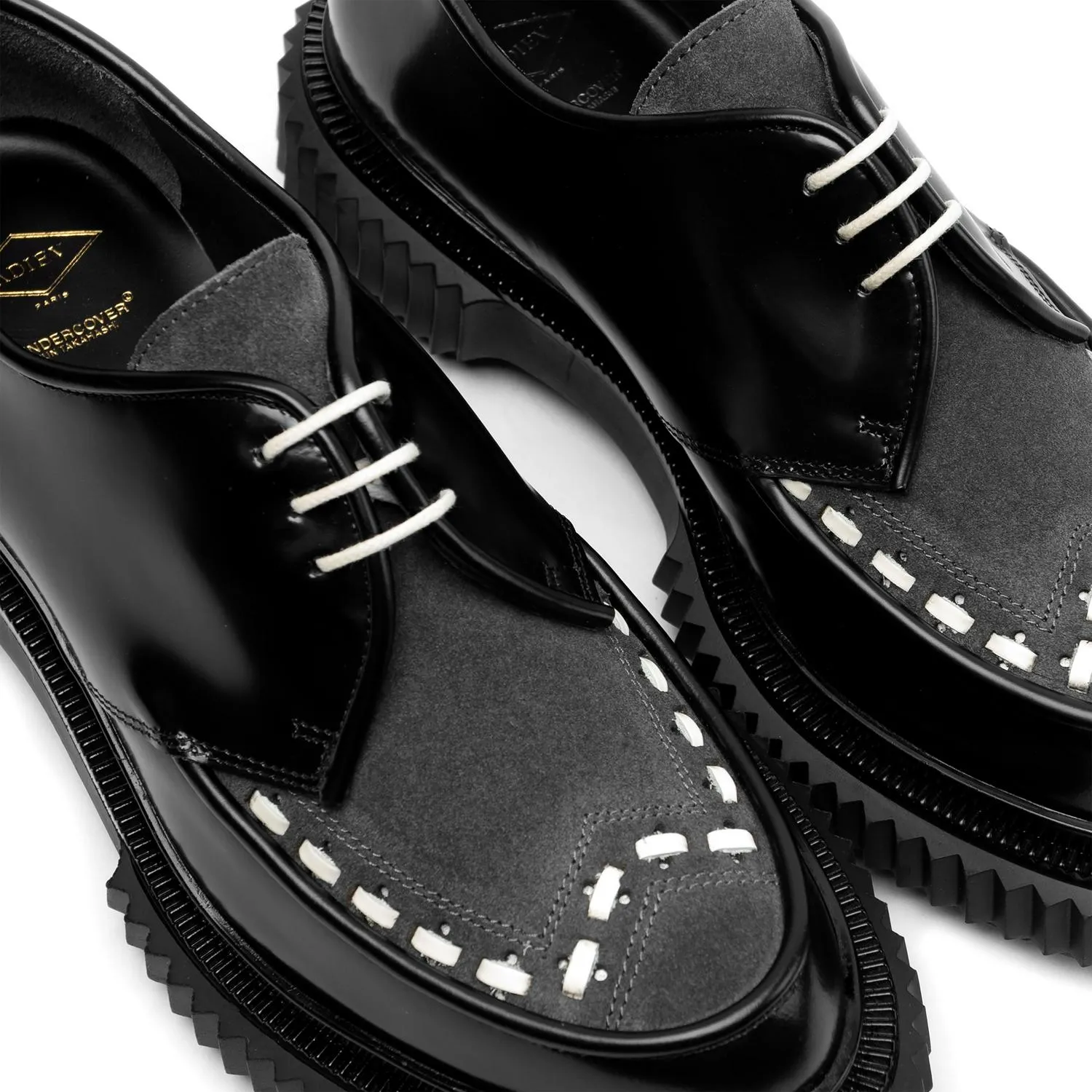 UNDERCOVER SHOES Adieu Paris Black Gray White UC2C4F01 Shoe Sneaker Trainer