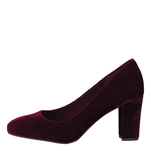 Velvet Pump OND17 40 Wine Red