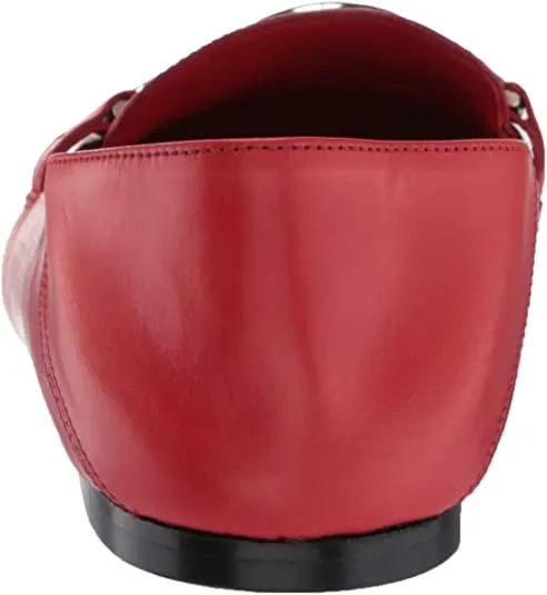 VIA SPIGA Women's Abby Loafer, Rouge Leather, 8 M US