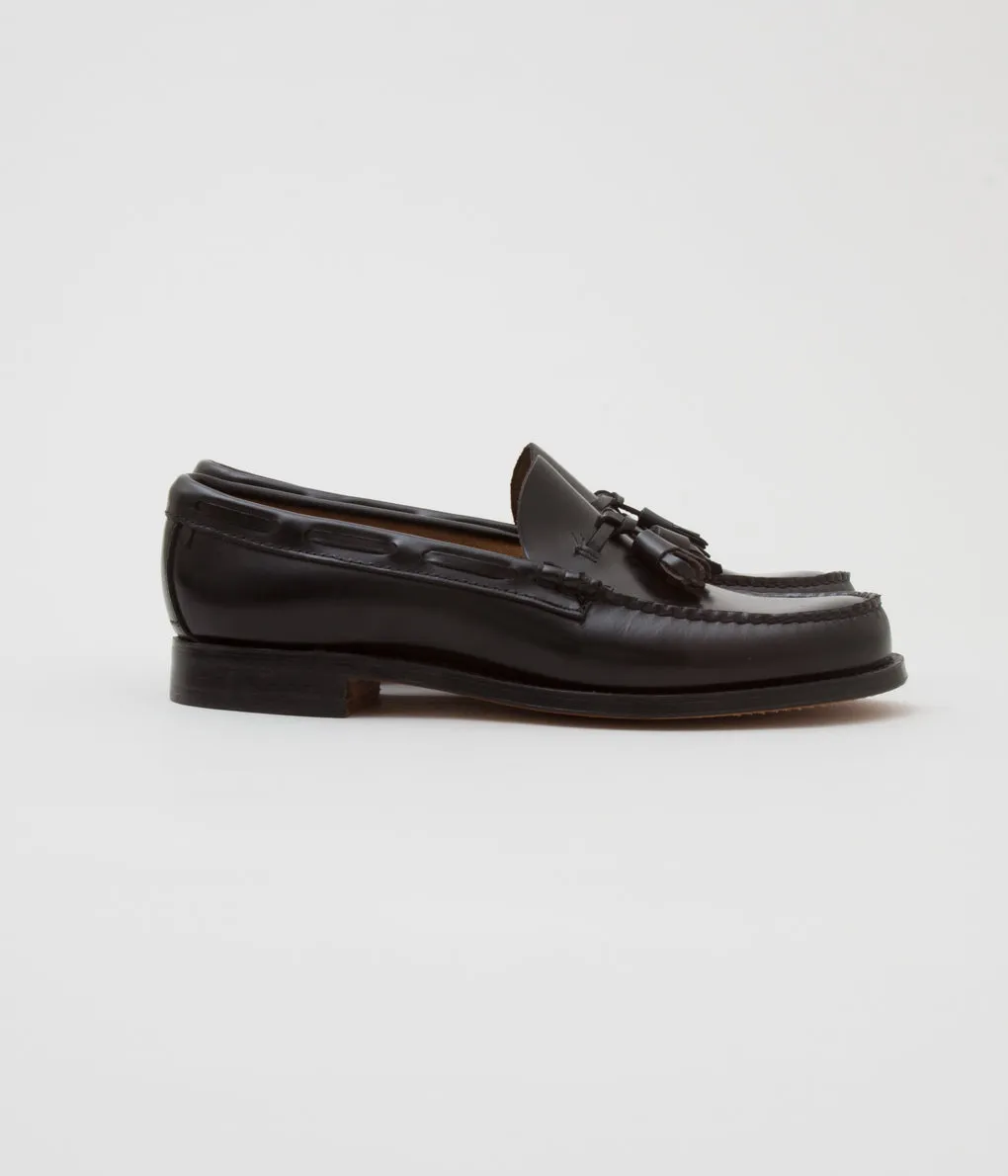 VINTAGE"BASS MADE IN USA TASSEL LOAFER"(BLACK)