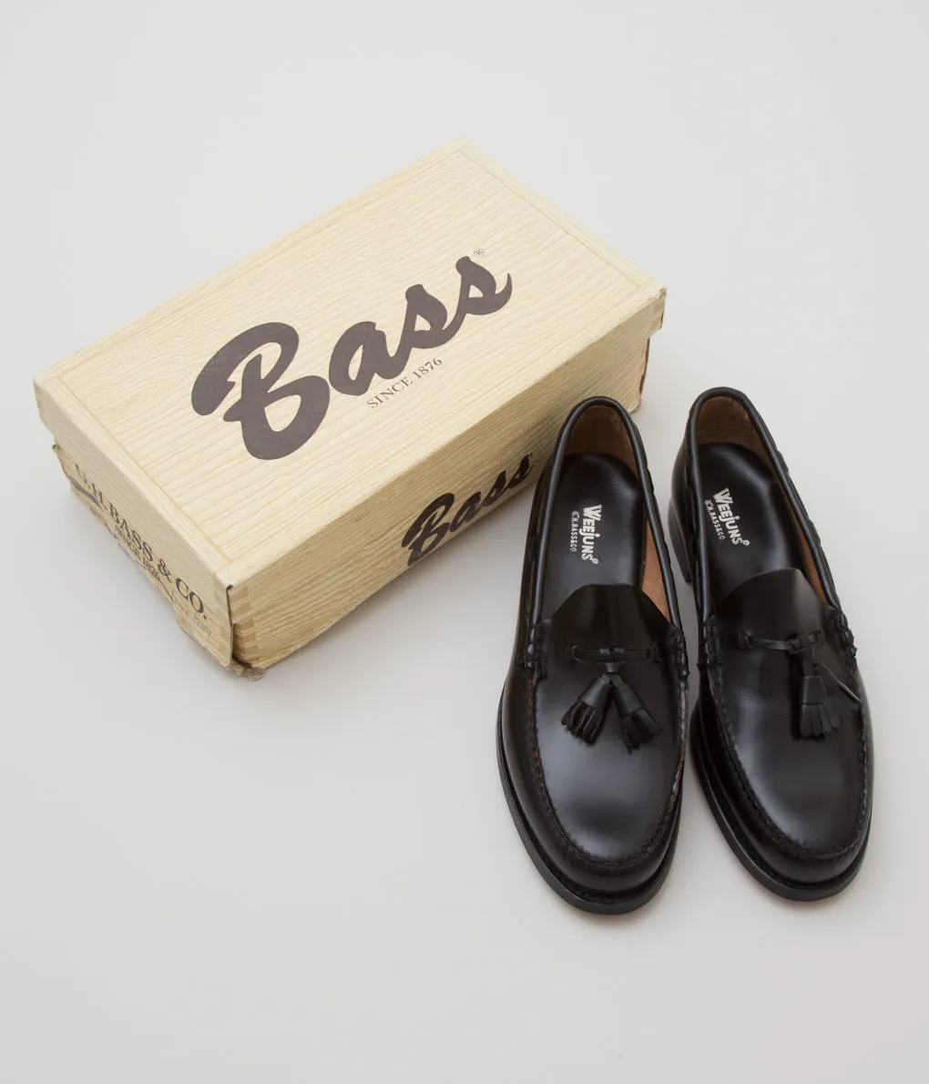 VINTAGE"BASS MADE IN USA TASSEL LOAFER"(BLACK)