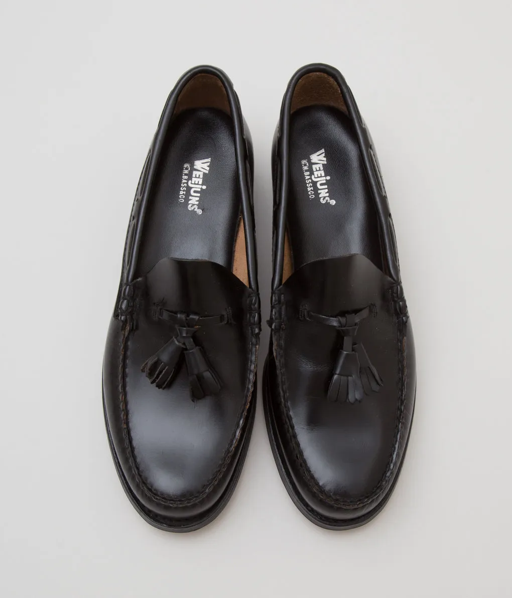 VINTAGE"BASS MADE IN USA TASSEL LOAFER"(BLACK)
