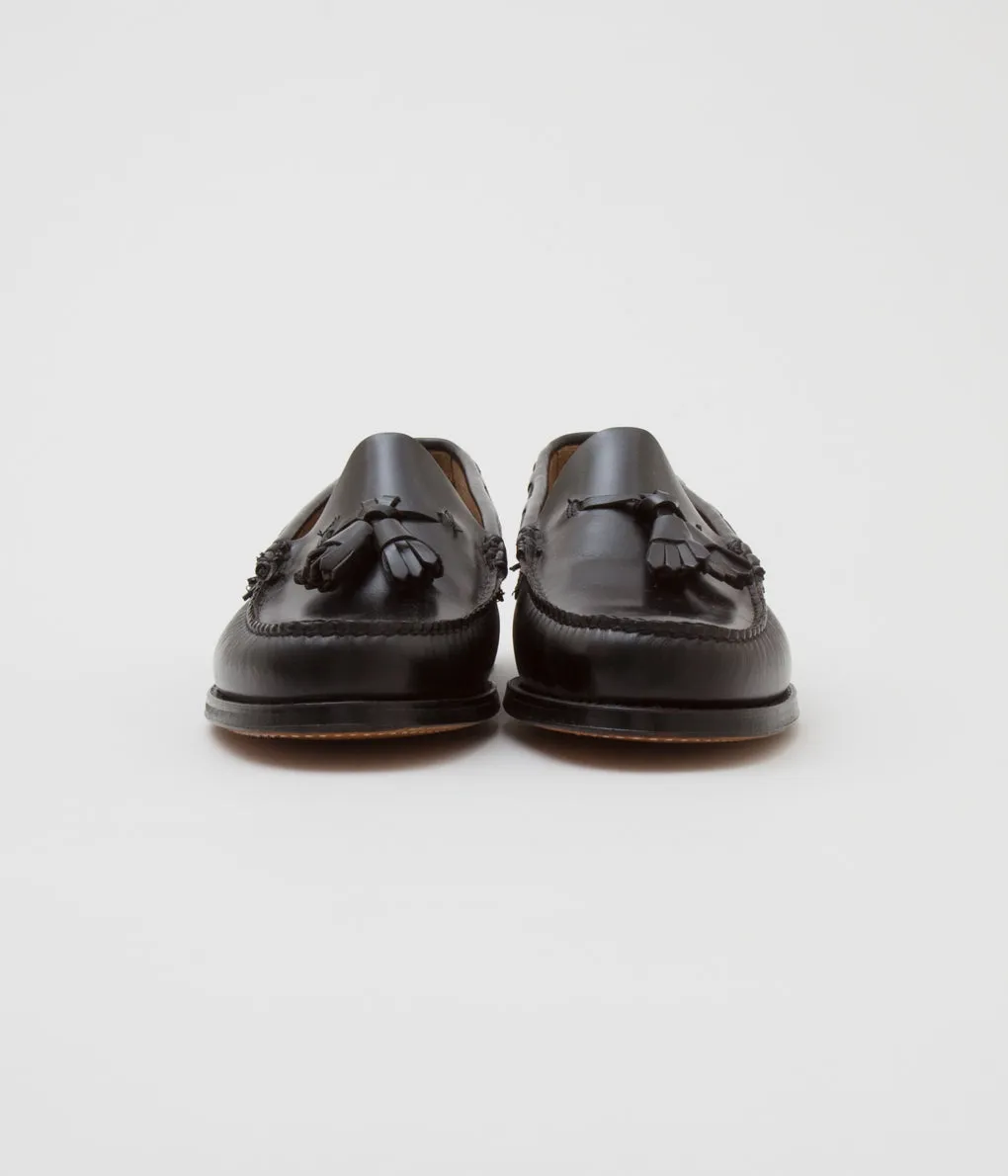 VINTAGE"BASS MADE IN USA TASSEL LOAFER"(BLACK)