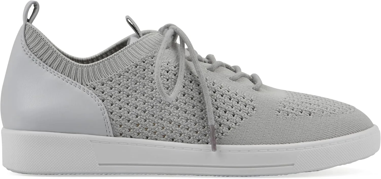 WHITE MOUNTAIN Women's Upscale Woven Knit Lace-Up Sneaker