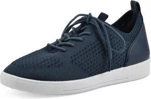 WHITE MOUNTAIN Women's Upscale Woven Knit Lace-Up Sneaker