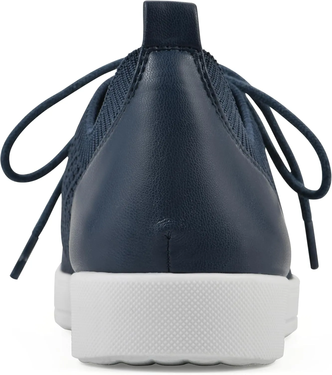 WHITE MOUNTAIN Women's Upscale Woven Knit Lace-Up Sneaker