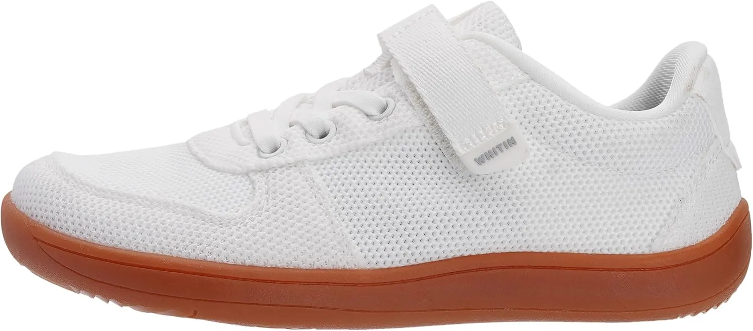 WHITIN Little/Big Kids Minimalist Barefoot Shoes   Zero Drop   Wide Sneaker for Boys/Girls