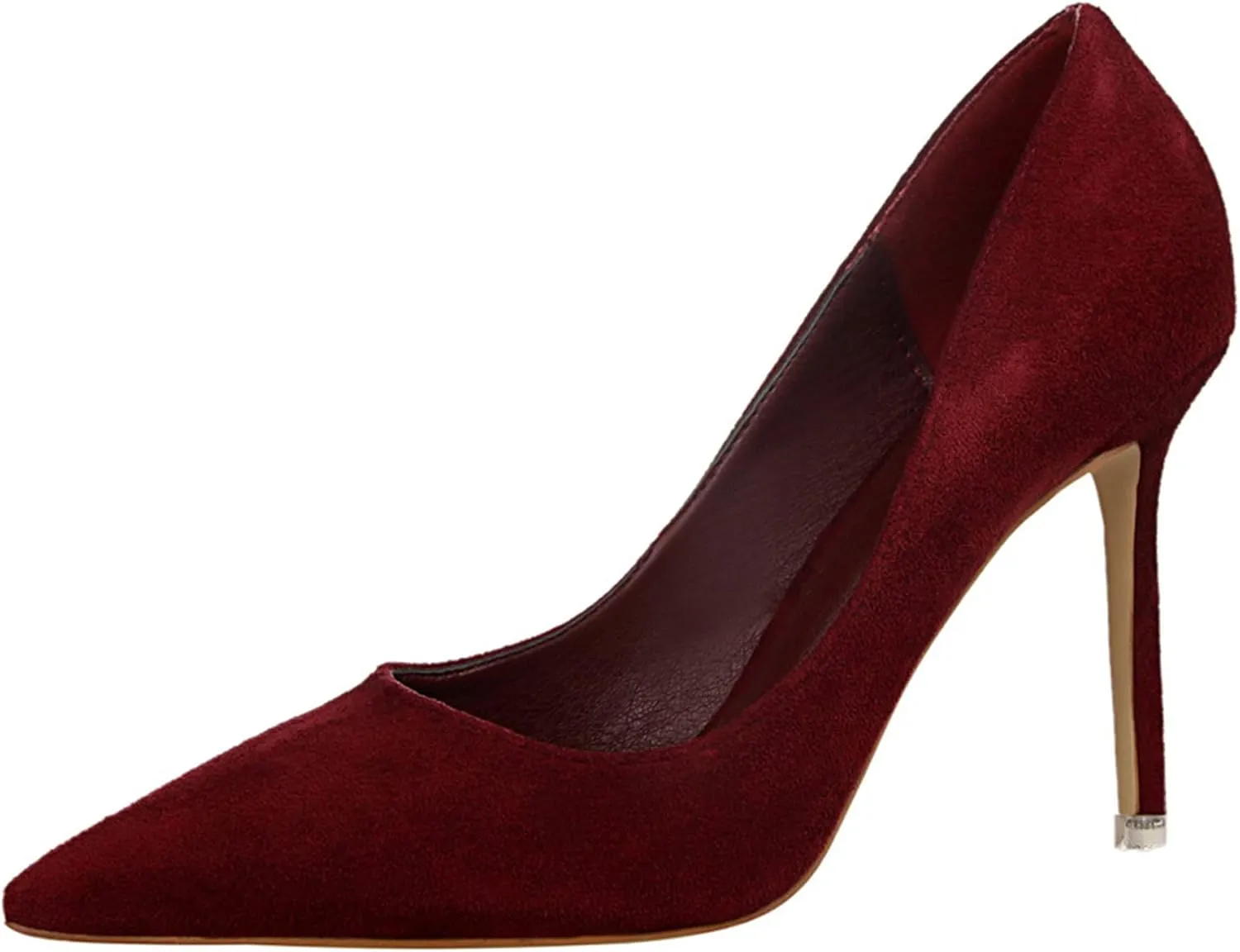 Women's Fashion Pointed Toe Pumps High Heel Stilettos Sexy Slip on Dress Prom Party Evening Pump Shoes