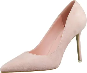 Women's Fashion Pointed Toe Pumps High Heel Stilettos Sexy Slip on Dress Prom Party Evening Pump Shoes