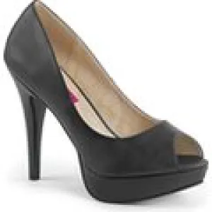 Women's Pleaser Pink Label Chloe 01 Peep-Toe Pump