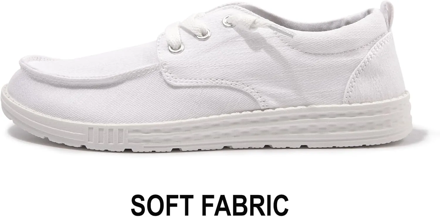 Women's Slip-on Loafers Casual Canvas Loafers Comfortable Breathable Sneaker Lightweight Walking Shoes Casual Shoes