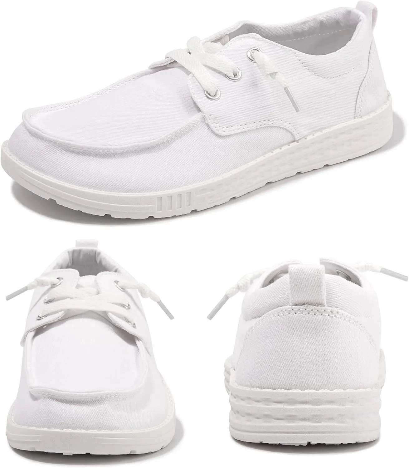 Women's Slip-on Loafers Casual Canvas Loafers Comfortable Breathable Sneaker Lightweight Walking Shoes Casual Shoes