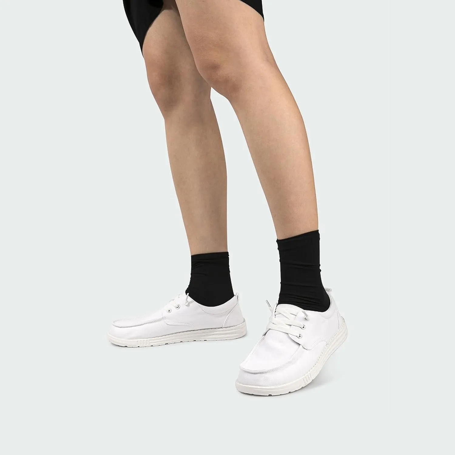 Women's Slip-on Loafers Casual Canvas Loafers Comfortable Breathable Sneaker Lightweight Walking Shoes Casual Shoes