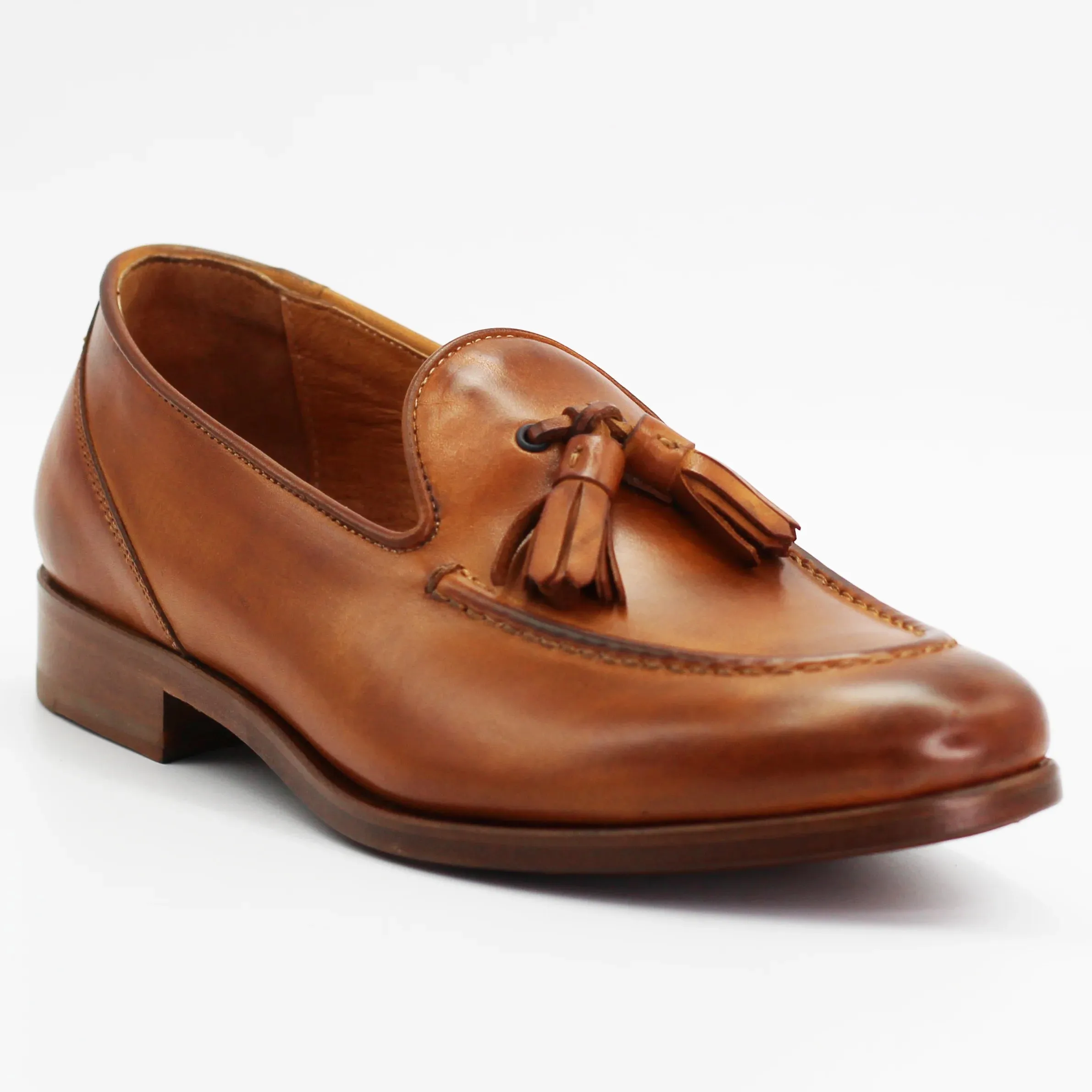 Women's tassel loafer in calf leather siena (BRD10687)