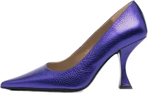 XYD Women Dress Classic Pumps Pointed Toe Mid High Flared Heels Slip On Office Lady Party Event Formal Shoes