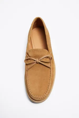 ZARA | LEATHER LOAFERS WITH TASSEL