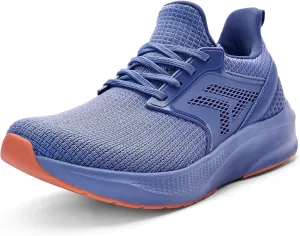 ZZS Mens White Sneaker Tennis Shoes - Slip On Running Shoes Lightweight Casual Walking Shoes for Athletic Workout Gym